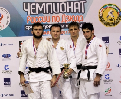 Завершение личного турнира на  чемпионате России по дзюдо